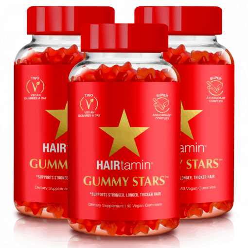 Hairtamin Gummy Stars - 3 months supply - Muse Beauty