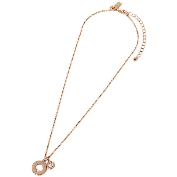 Kate Spade Spot The Spade Charm Necklace - Rose Gold - Muse Beauty