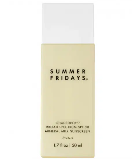 Summer Fridays ShadeDrops Broad Spectrum SPF 30 Mineral Milk