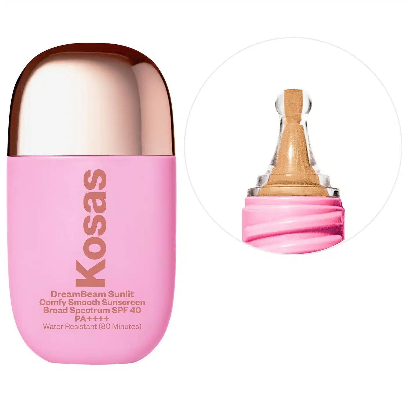 Kosas DreamBeam Silicone-Free Mineral Sunscreen - Sunlit