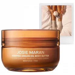 Josie Maran Whipped Argan Oil Refillable Firming Body Butter Jar - In Bed
